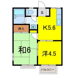 エステートピア岩野（深谷市本住町）の物件間取画像